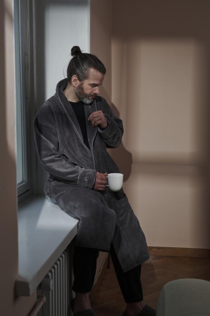 Bathrobe Haven Dark Grey