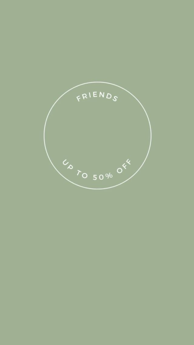 FRIENDS sale is on 💫 Limited batch of goods with old packaging but same treasures inside!